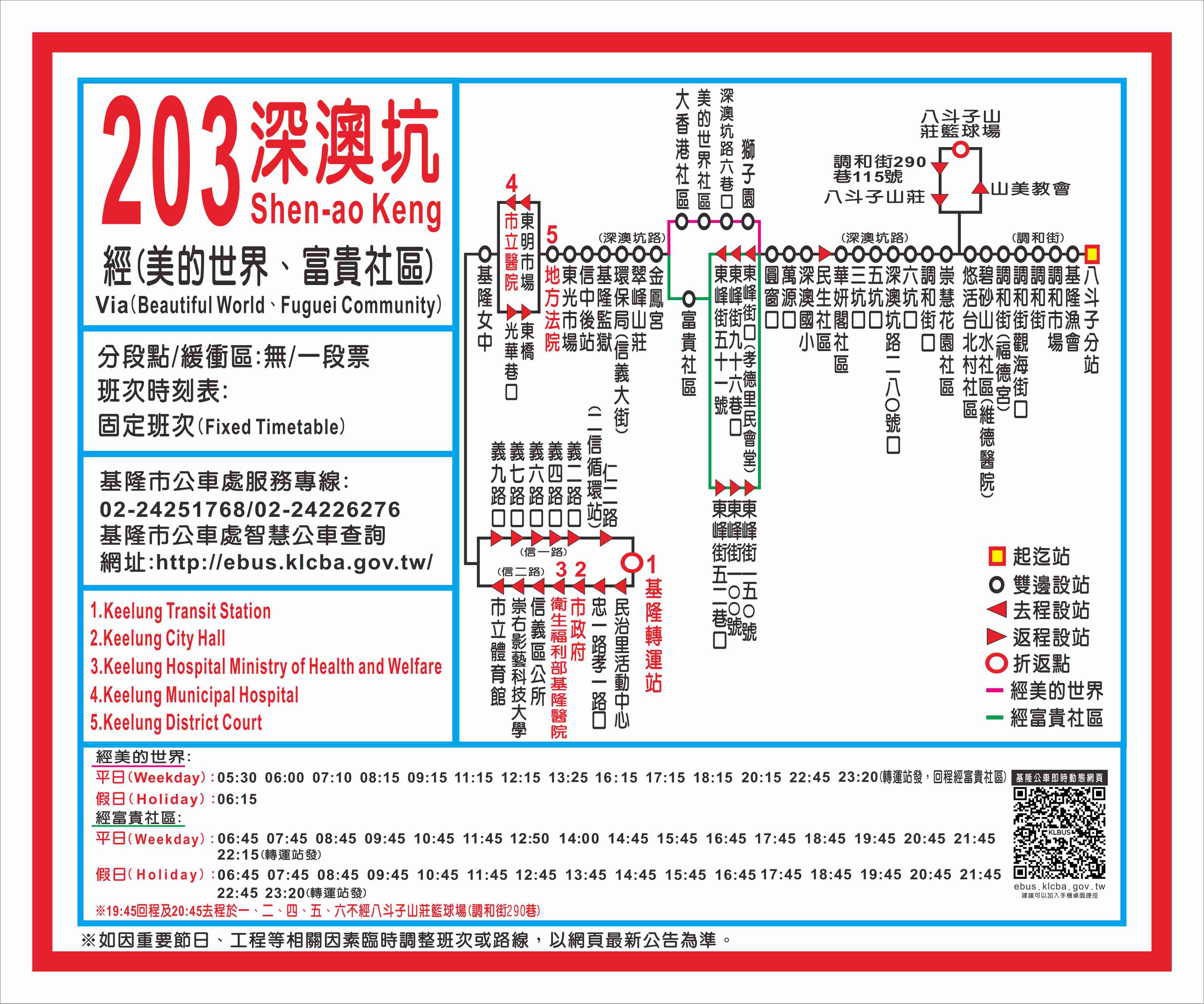 203深澳坑路線圖